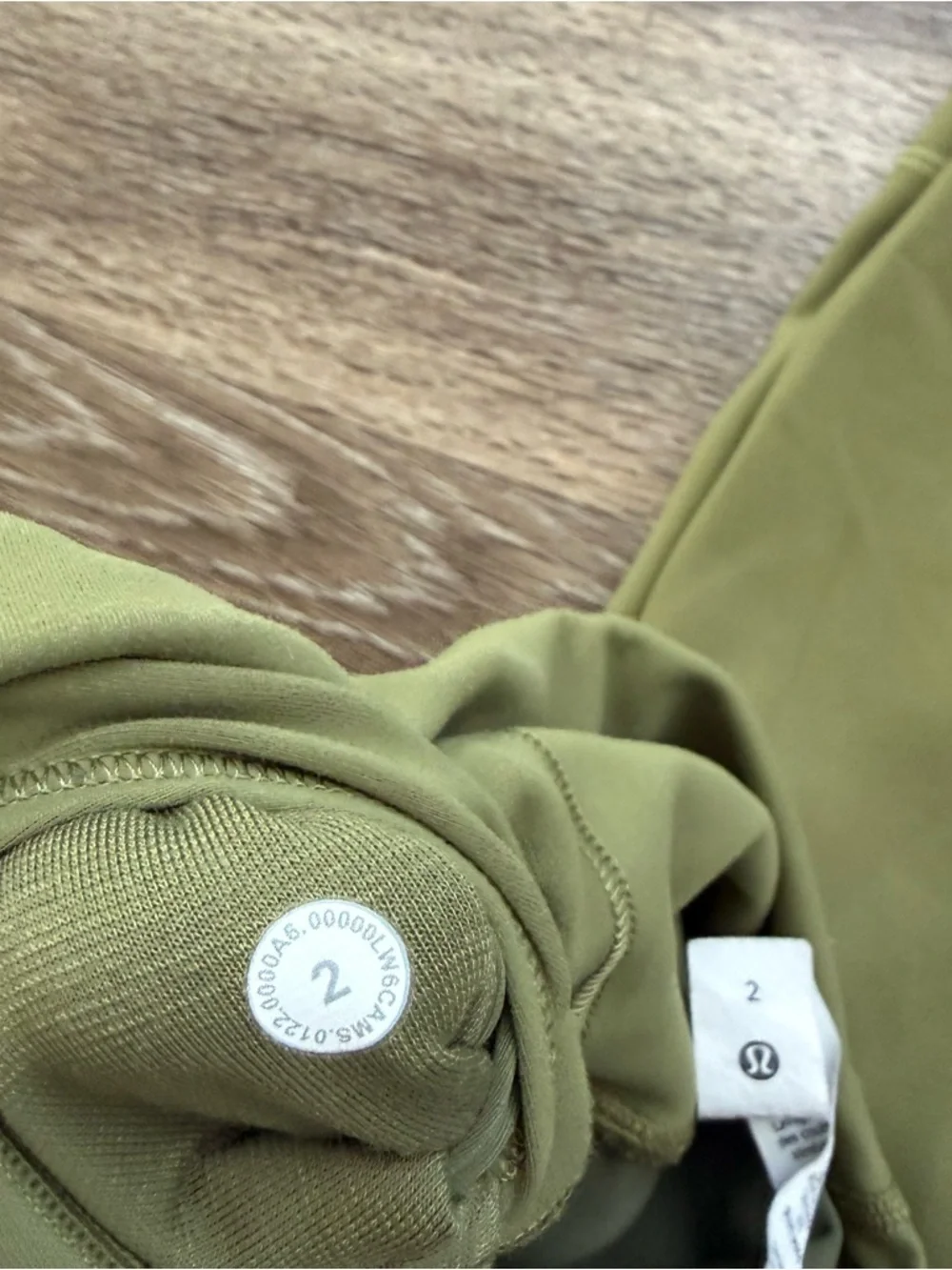 Lululemon Wunder Train High-Rise Crop 23" Bronze Green - Picture 6 of 7